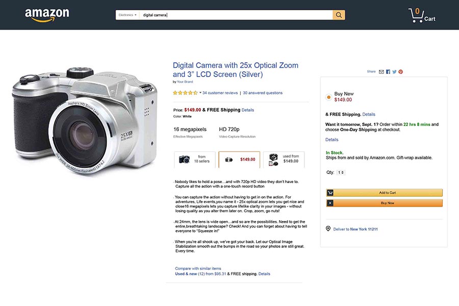 how to make money on amazon. Create a professional-looking product page.